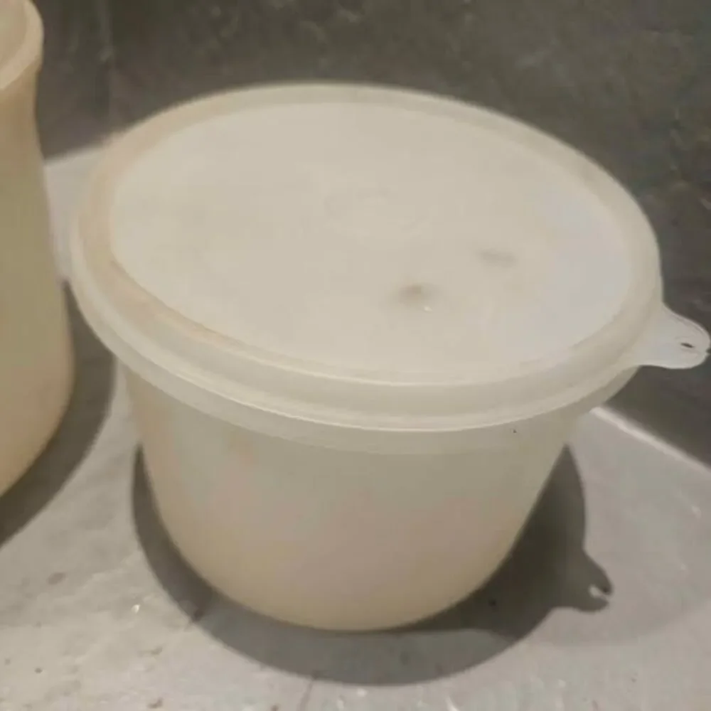 Vintage Tupperware Round Storage Containers Set of 2